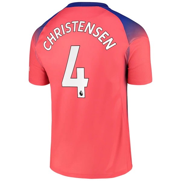Trikot Chelsea NO.4 Christensen Ausweich 2020-21 Orange Fussballtrikots Günstig